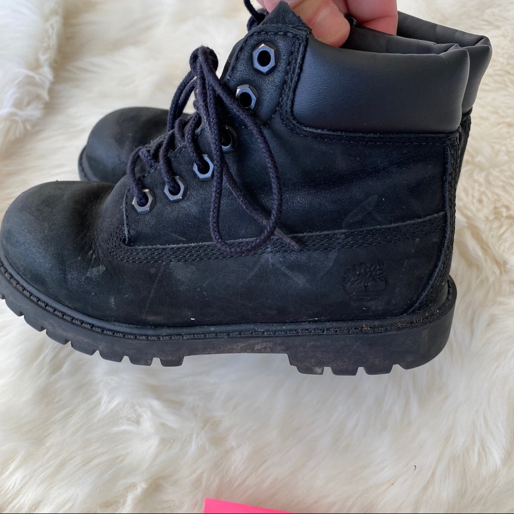 Timberland black toddler boots 12807-4530 - Picture 3 of 9